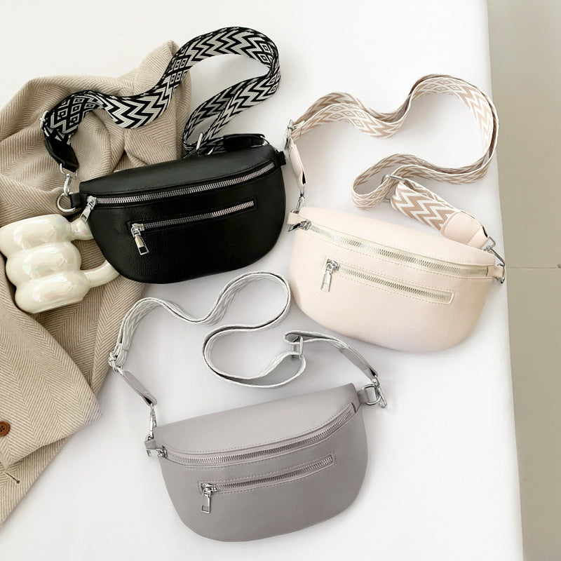 Soft Leather Shoulder Crossbody Bag